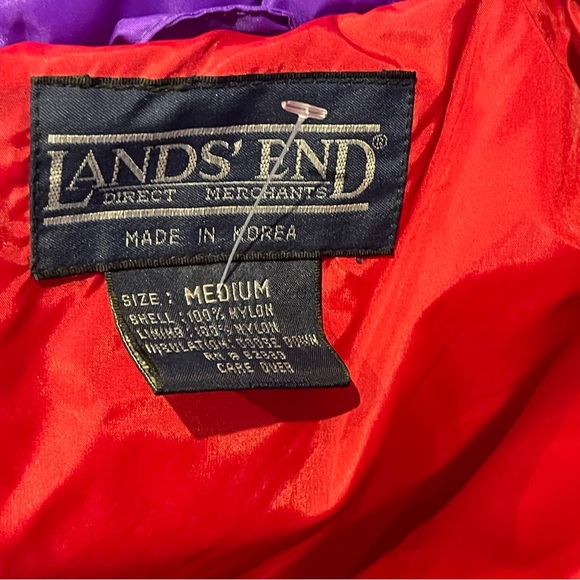 Lands End Vintage Goose Down Puffer Coat - Picture 7 of 10